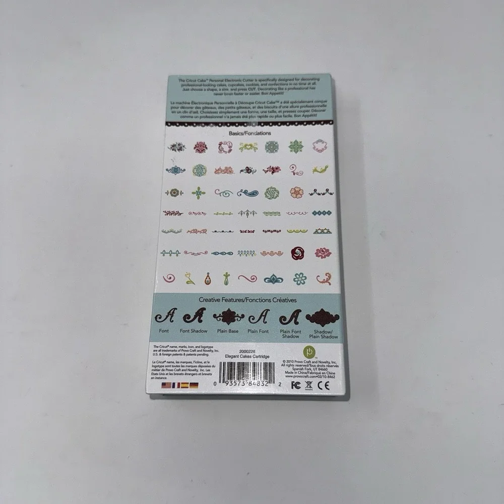 Cricut Cake ELEGANT CAKES Cartridge Wedding Keyboard Booklet